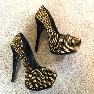 Posh Studded Heels